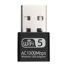 1300Mbps USB WiFi Adapter for PC, AC1300M USB WiFi Dongle 802.11ac Mini Wirel...