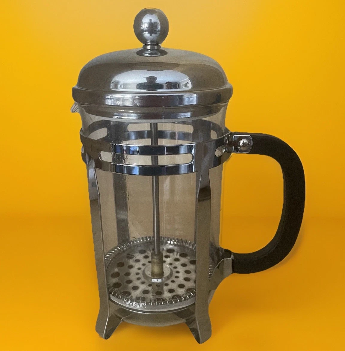 Vintage Coffee Plunger French Press Cafetiere Pyrex Glass Carafe Melior
Opens in a new window or tab
