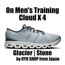On Men's Sneaker Cloud X 4 3ME30041147 Glacier | Stone