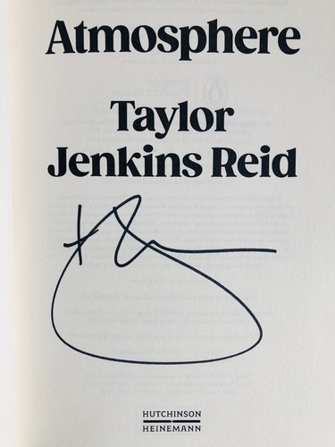 SIGNED Atmosphere: A Love Story by Taylor Jenkins Reid WATERSTONES 1/1 Stenciled - Picture 5 of 21