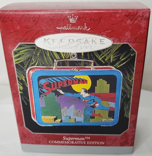Hallmark Keepsake Superman Lunchbox Ornament 1998 Commemorative Edition DC New