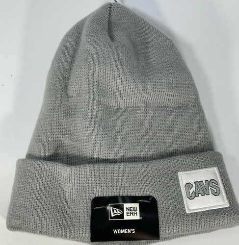 GRAY CLEVELAND CAVALIERS CUFFED BEANIE 