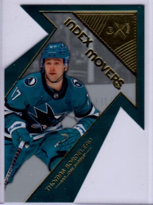 2023-24 Upper Deck Skybox E-X 2000 Thomas Bordeleau Index Movers Card # IM-19