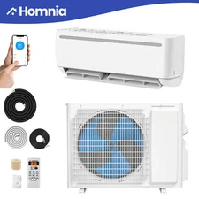 9000 BTU Split Air Conditioner COOL HEAT Pump System Ductless Wifi 110V SEER19