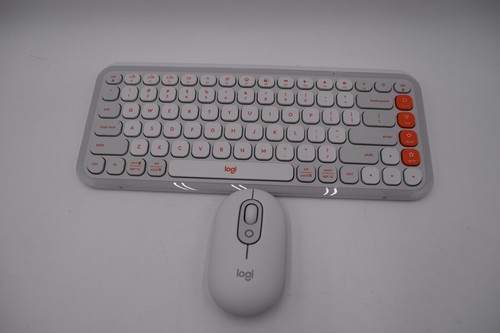 Logitech POP ICON Combo, Bluetooth Keyboard and Mouse Combo, - Off-White - Picture 4 of 5