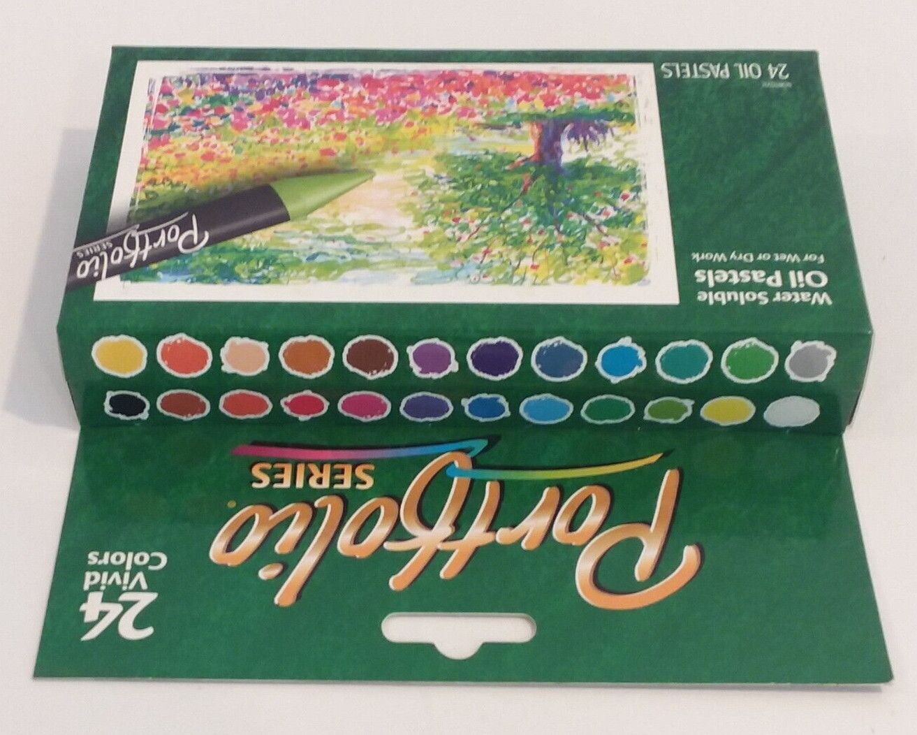 Crayola Portfolio Series Water Soluble Wet or Dry Oil Pastels 24 Color