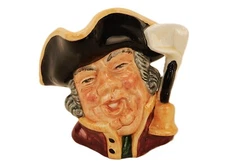 Toby Character Jug, Town Crier D6537 ~ Royal Doulton Collectible, Small, #RD-66