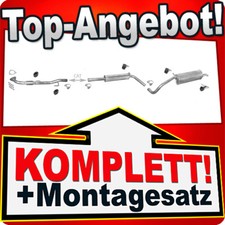 Auspuff für SKODA FABIA 1.4 Kombi 2006-2009 +Rohr Auspuffanlage