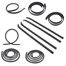 10x Door Window Weatherstrip Seal Kit for Dodge Truck D150 D250 D350 1980-1993