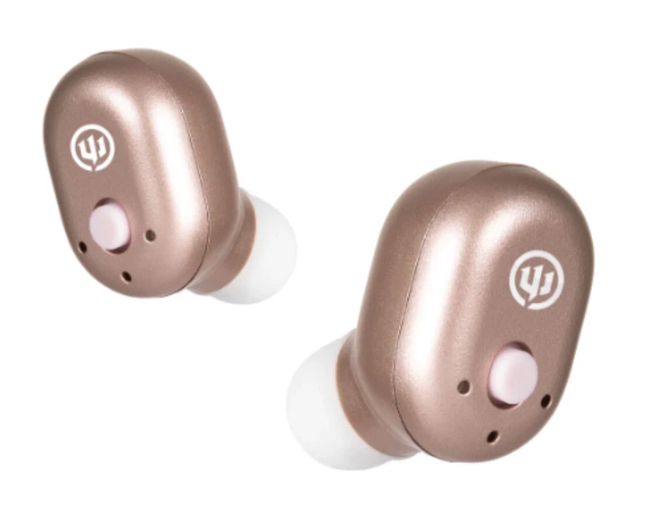 Altavoz y auriculares inalámbricos Wicked Audio Syver - oro rosa Foto 2 de 4