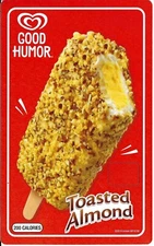 Toasted Almond Red Good Humor Ice Cream Truck Sticker  8" x 5" FREE SHIPPING