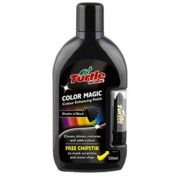 Turtle Wax Color Cure Plus With CHIPSTIK Car Polish Colour Green 500ml ...