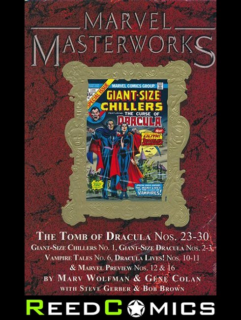 MARVEL MASTERWORKS THE TOMB OF DRACULA VOLUME 3 DM VARIANT 349 EDITION HARDCOVER