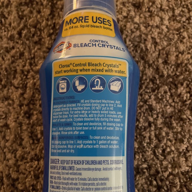 Clorox 24oz Control Bleach Crystals (31342) for sale online eBay