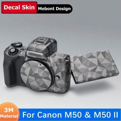 Mebont Decal Skin For Canon M50 / M50 II Camera Sticker Vinyl Wrap Film Coat