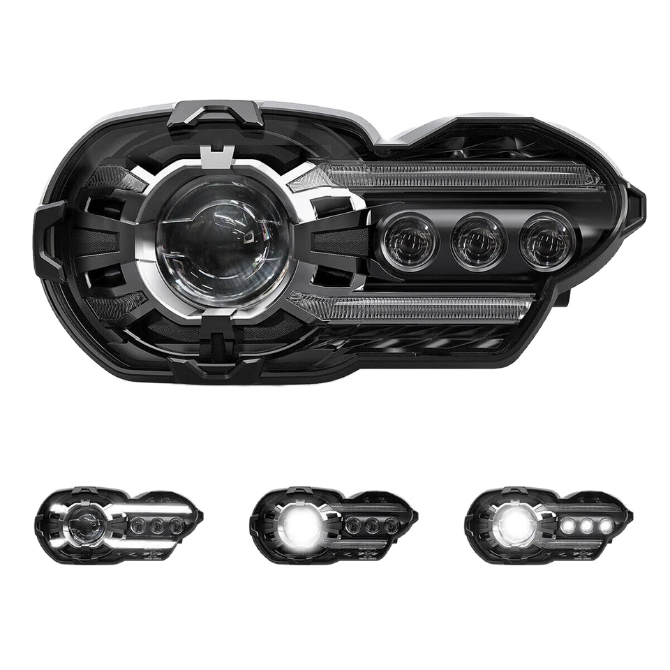 Conjunto de faros LED DRL para BMW K1200R 2005-2009 K1300R 2010-2013 Foto 2 de 4