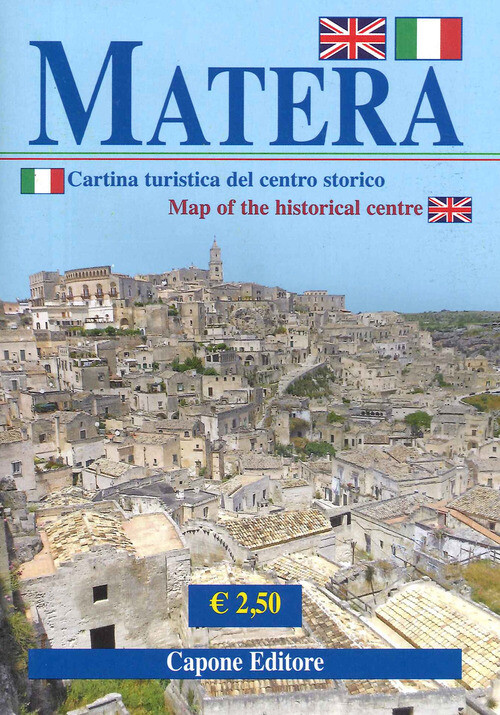 MATERA. CARTINA TURISTICA DEL CENTRO STORICO-CARTE TOURISTIQUE DU CENT AA.VV.