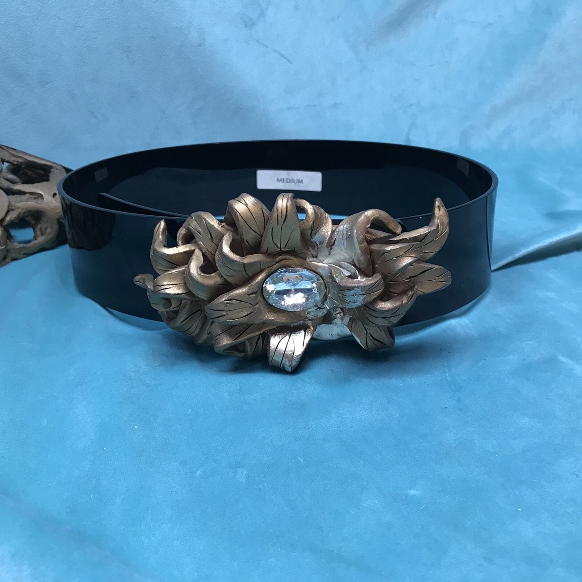 vintage ladies belt Kaso Disco Acrylic
Waist Bracelet 1980s 80s Black Rhinestone vintage ladies belt Kaso Disco Acrylic Waist Bracelet 1980s  main image 4
