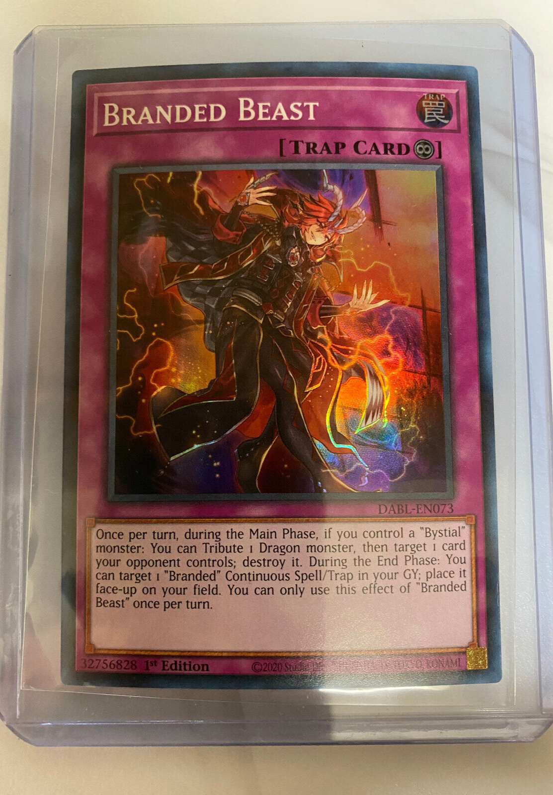 Branded Beast DABL-EN073 Darkwing Blast 1st Ed YuGiOh Card
