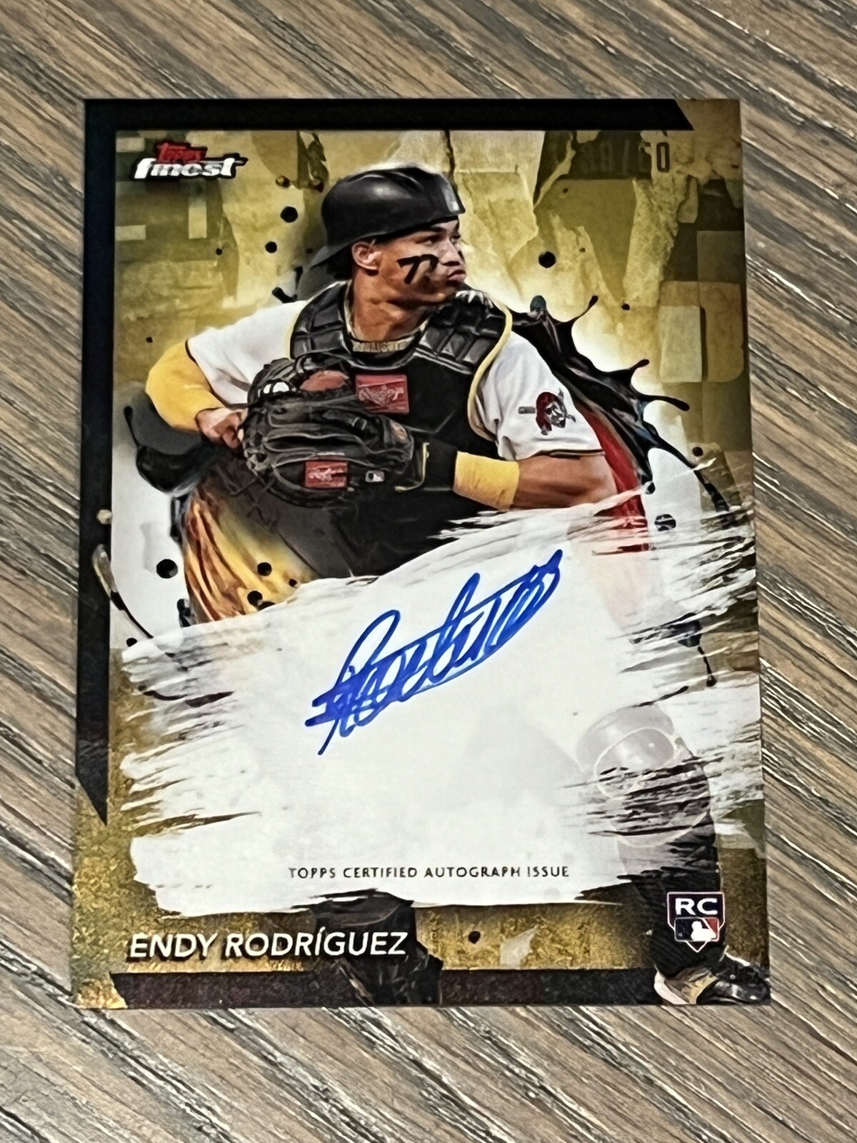 2024 Topps Finest Baseball Endy Rodriguez Rookie Gold Auto /50 *RC*