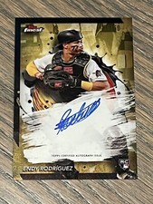 2024 Topps Finest Baseball Endy Rodriguez Rookie Gold Auto /50 *RC*