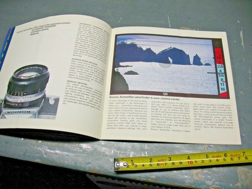 KONICA AUTOREFLEX T CAMERA BROCHURE 1970 PRINTED IN JAPAN - Picture 5 of 8