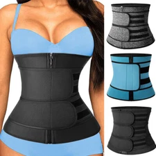 Women's Lumbar Support Waist Trainer Sweat Belt Body Shaper Cincher Trimmer Belt