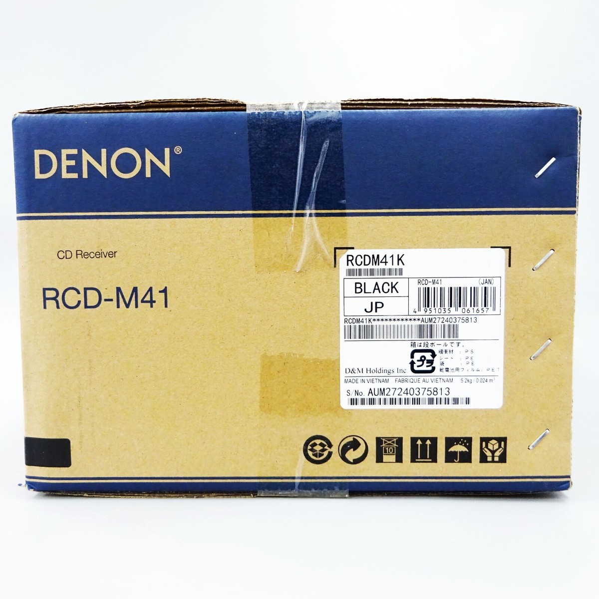 Denon RCD-M41 Radio Discrete Power Amplifier Bluetooth CD 76MHz to