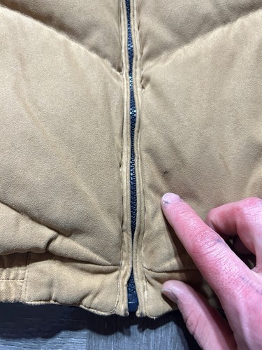 Vintage Ecko Unltd. Function Down Jacket Puffer Gold Navy Blue reversible - XL - Picture 4 of 12