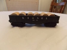 Lionel 6032 O-27 Scale Black Fishbelly Open Gondola Car / with Load - no box