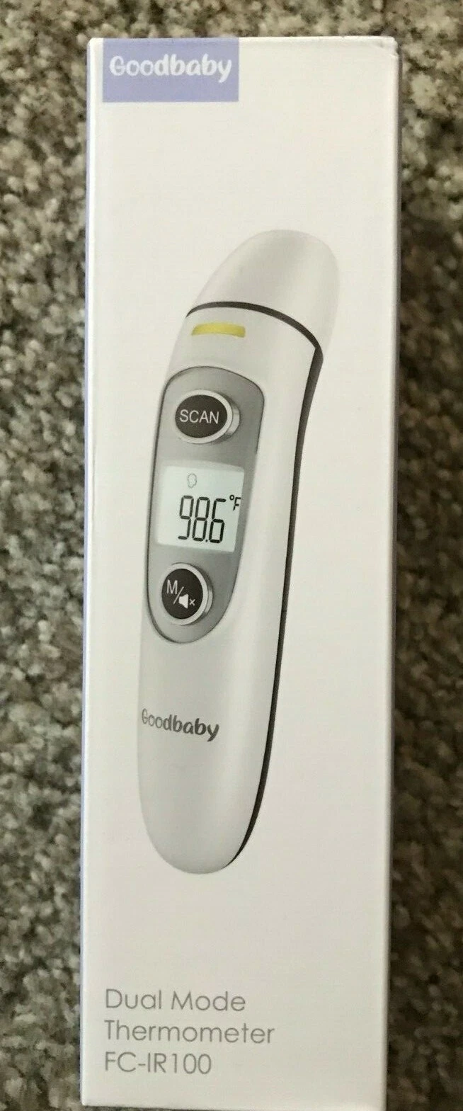 Goodbaby Ear Forehead Thermometer Fever Alarm and Memory Baby Kids Adults