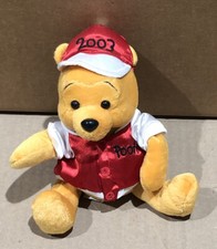 Winnie the Pooh Walt Disney World Plush 2003 6" Baseball Hat and Red Jacket