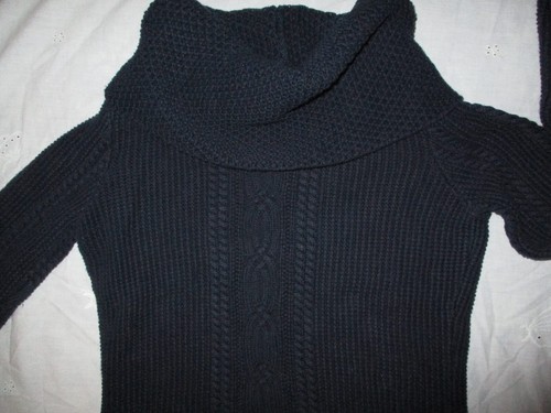 Wide Neck turtleneck sweater top 