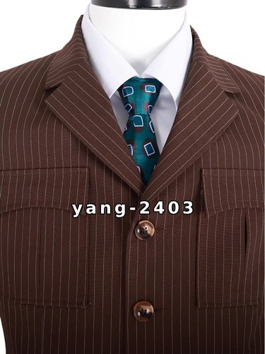 Doctor Who David Tennant Cosplay Traje Marrón Conjunto Completo Disfraz Cortavientos Regalo - Imagen 13 de 20