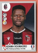 PANINI FOOTBALLERS 2020 2021 N.M6 Adama Soumaoro Calcio Mercato Bologna