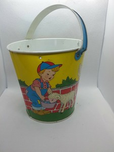 metal beach bucket