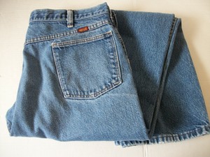 rustler blue jeans