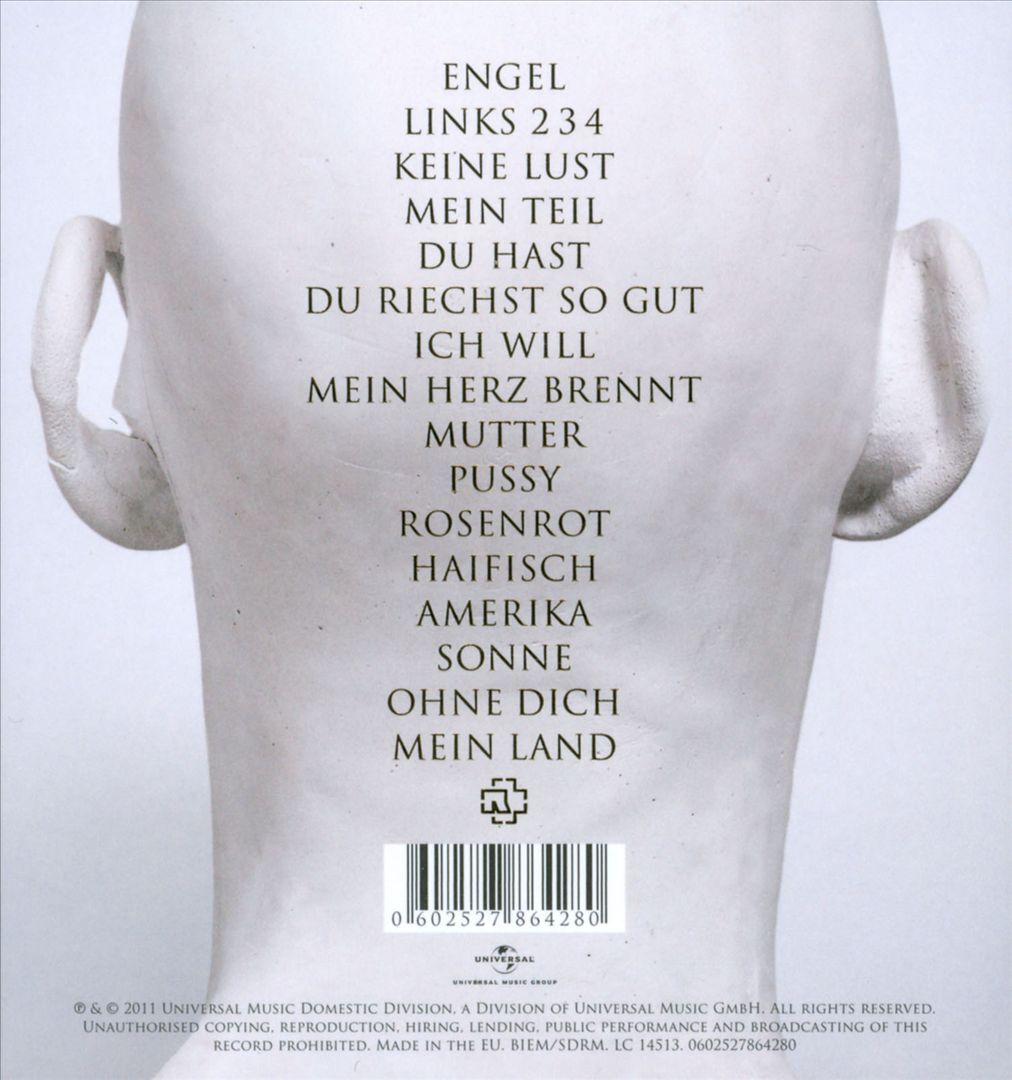 RAMMSTEIN MADE IN GERMANY: 1995-2011 NEW CD