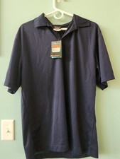 Nike Golf Dri Fit Cooling Polo Navy Blue Large New With Tags