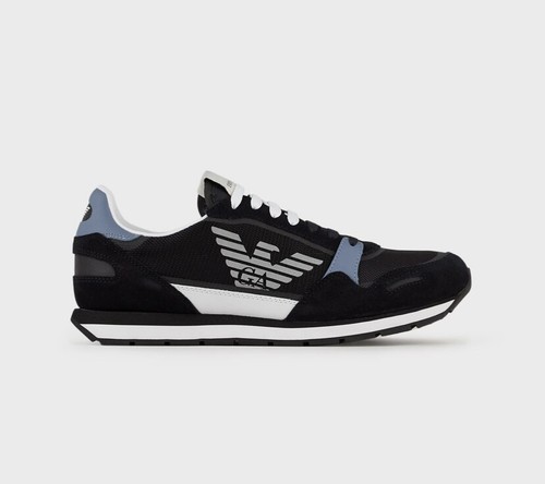 Sneakers uomo EMPORIO ARMANI, blu notte in Pelle scamosciata,coll: P/E  2021,-30% | eBay