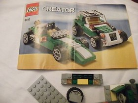 Lego Creator Street Speeder (6743) Parts and pieces. Not complete