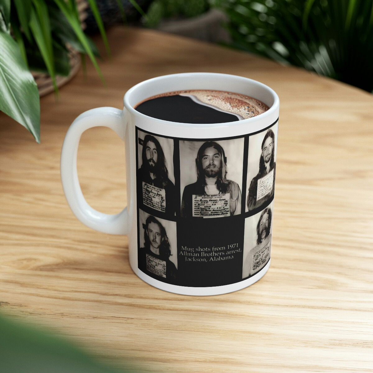 The Allman Brothers Band Mugshots Coffee Mug 11oz | Stunning 1971 Mug Shot  | NEW | eBay