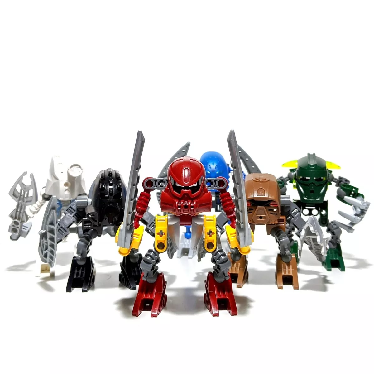 LEGO Bionicle Voya Nui Matoran Complete Set of 6: 8721 8722 8723