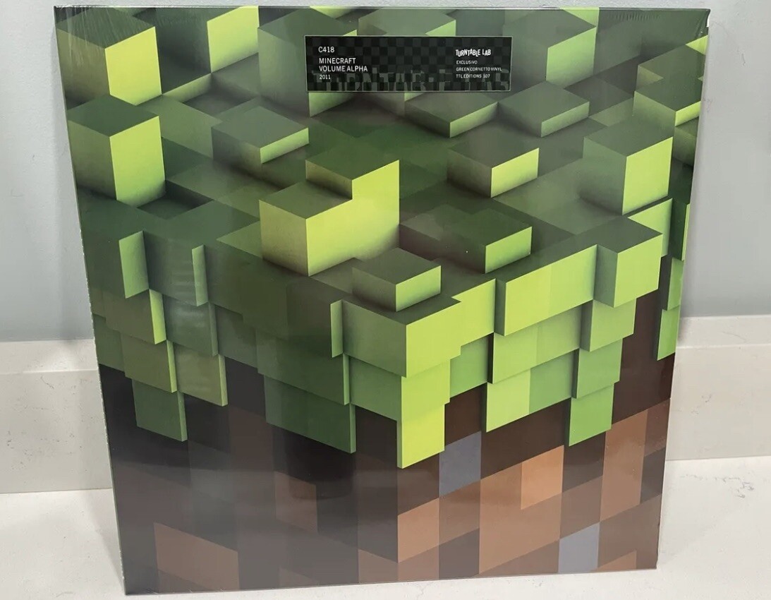 C418 Minecraft Volume Alpha Green Cornetto Vinyl LP Turntable Lab