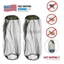 2PcsAnti-Mosquito Bug Bee Insect Head Net Hat Cap Sun Protection Fishing Hiking