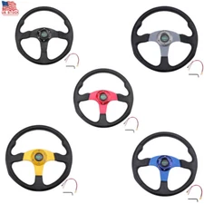 Universal 13" 340mm Drifting Racing Steering Wheel Aluminum 6 Bolt US