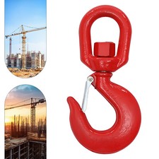 Locking Swivel Heavy Duty Swivel Lifting Hook, Lifting Hook with Safety Latch