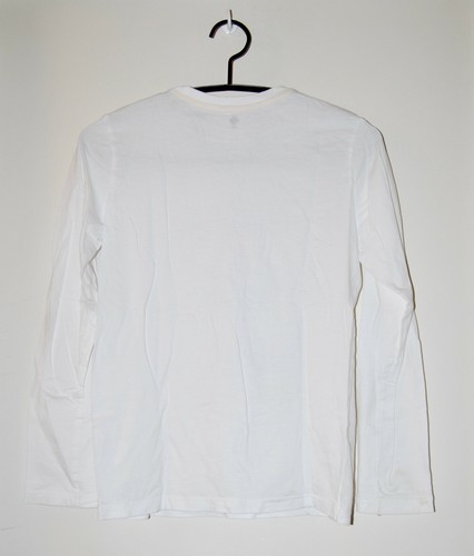 EUC French Boys White Superheroes Say Thanks Graphic Crew Neck LS T-Shirt sz 14Y - Picture 8 of 9