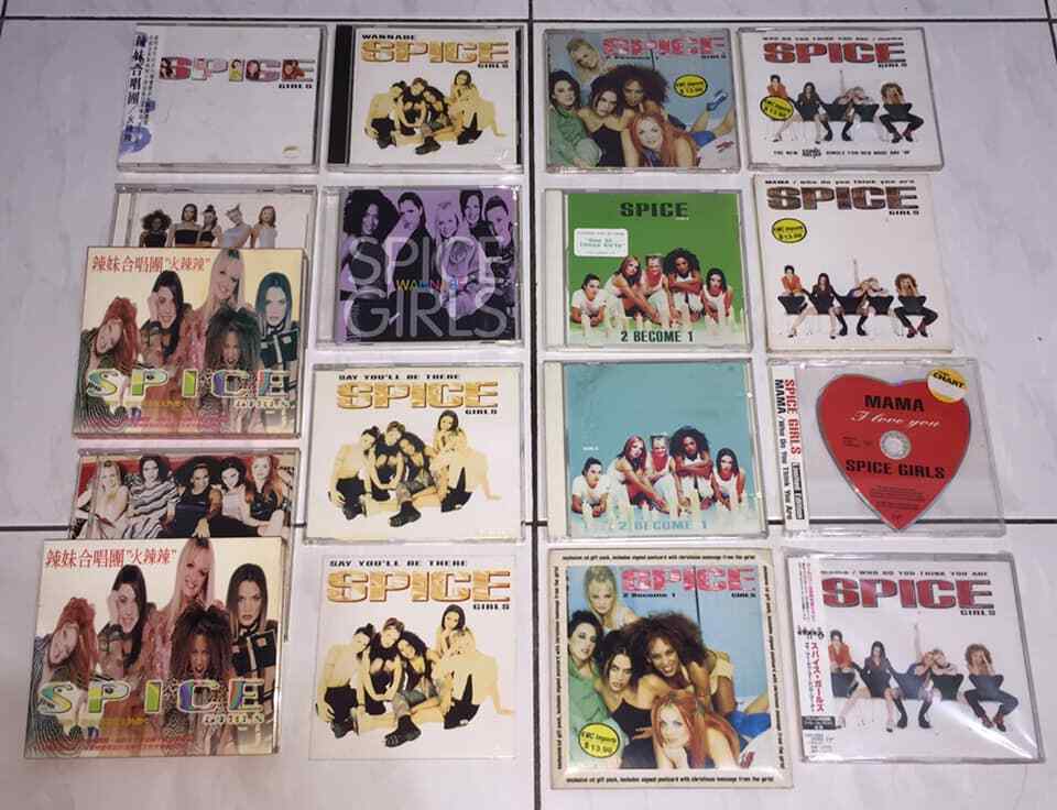 Spice Girls 1996~1997 Spice Taiwan OBI Box Promo CD Album x 15