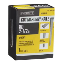 2-1/2 In. X 8D Bright Non-Collated Flooring Nails Cut Masonry 1 Lb. (50-Count)